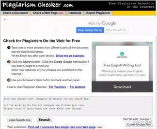 Plagiarism Checker